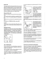 Preview for 8 page of Tricity Bendix BK 200 Operating And Installation Instructions