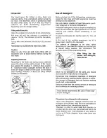 Preview for 8 page of Tricity Bendix BK280 Operating And Installation Instructions