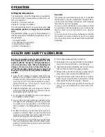 Preview for 9 page of Tricity Bendix BL 603 W Operating & Installation Instructions Manual