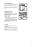 Preview for 23 page of Tricity Bendix DH 105 Operating & Installation Instructions Manual