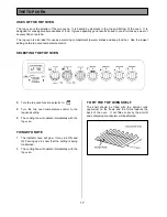 Preview for 17 page of Tricity Bendix DSIE456 Operating And Installation Instructions