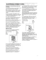 Preview for 7 page of Tricity Bendix Onyx 125FE Operating And Installation Manual