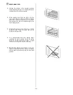 Preview for 13 page of Tricity Bendix SE551 Operating & Installation Instructions Manual