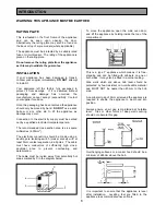 Preview for 8 page of Tricity Bendix SIE454 Operating & Installation Instructions Manual