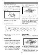 Preview for 25 page of Tricity Bendix SIE454 Operating & Installation Instructions Manual