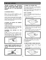 Preview for 26 page of Tricity Bendix SIE454 Operating & Installation Instructions Manual