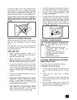 Preview for 27 page of Tricity Bendix SIE515 Operating And Installation Instructions