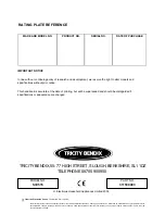 Preview for 36 page of Tricity Bendix SIE515 Operating And Installation Instructions