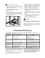 Preview for 10 page of Tricity Bendix TB 44 UF Operating & Installation Instructions Manual