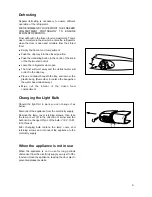 Preview for 9 page of Tricity Bendix TB 58 R Operating & Installation Instructions Manual