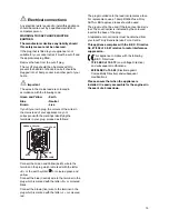 Preview for 15 page of Tricity Bendix TB 80 L Operating And Installation Instructions