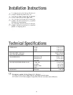 Preview for 23 page of Tricity Bendix TB1000 W Operating And Installation Instructions