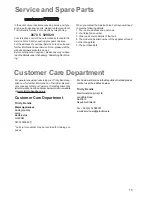 Preview for 15 page of Tricity Bendix TBF 610 Instruction Booklet