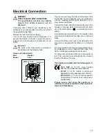 Preview for 13 page of Tricity Bendix TBUF 100 Operating And Installation Instructions