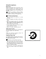 Preview for 7 page of Tricity Bendix TFT 12 JA Operating & Installation Instructions Manual