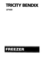 Preview for 1 page of Tricity Bendix UF400 User Manual