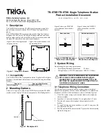 Preview for 1 page of TRIGA TR-STSR Product Installation Document