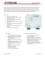 Preview for 2 page of Trikdis GV15 User Manual