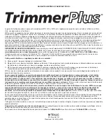 Preview for 24 page of TrimmerPlus CS720 Operator'S Manual