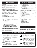 Preview for 2 page of TrimmerPlus hs720r Operator'S Manual