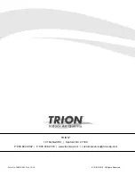 Preview for 14 page of Trion ComfortDry CD55 Instructions Manual