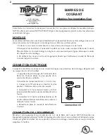 Preview for 2 page of Tripp Lite 93-1819 Owner'S Manual