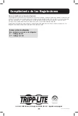 Preview for 20 page of Tripp Lite AG-0552 Owner'S Manual