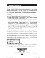 Preview for 20 page of Tripp Lite AGOM5357 Owner'S Manual