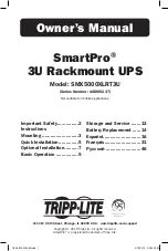 Tripp Lite AGSM5247 Owner'S Manual preview