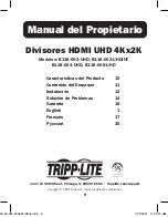 Preview for 9 page of Tripp Lite B118-002-UHD Owner'S Manual