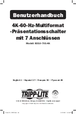 Preview for 65 page of Tripp Lite B310-701-4K Owner'S Manual