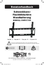 Preview for 33 page of Tripp Lite DWT3770X Owner'S Manual