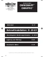 Preview for 20 page of Tripp Lite OMNIPRO Owner'S Manual