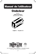 Preview for 27 page of Tripp Lite OMNIVS1500XLCD Owner'S Manual