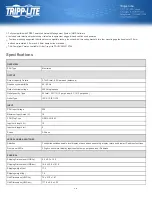 Preview for 2 page of Tripp Lite PDU3VN10L2120 Quick Manual