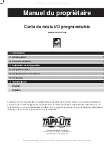 Preview for 9 page of Tripp Lite RELAYIOCARD Owner'S Manual