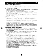 Preview for 2 page of Tripp Lite SMART2200SLT Owner'S Manual