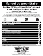 Preview for 31 page of Tripp Lite SmartOnline 3-Phase 10kVA Owner'S Manual