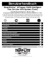 Preview for 46 page of Tripp Lite SmartOnline 3-Phase 10kVA Owner'S Manual