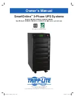 Tripp Lite SmartOnline 3-Phase UPS Systems SU20KX Owner'S Manual preview