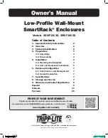 Tripp Lite SRWF12U38 Owner'S Manual preview