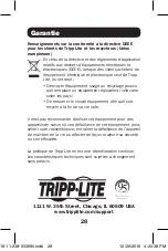 Preview for 28 page of Tripp Lite U357-025-SEC Owner'S Manual