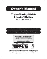 Preview for 1 page of Tripp Lite U442-DOCK8-B Owner'S Manual