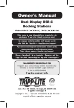 Tripp Lite U442-DOCK8-GG Owner'S Manual preview