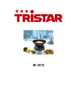 TriStar BP-2975 Manual preview