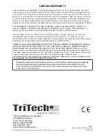 Preview for 24 page of Tritech T360 Owner'S Manual