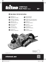 Triton TPL180 Operating/Safety Instructions Manual preview