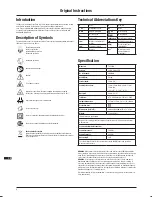 Preview for 4 page of Triton TSPS 450 Operating/Safety Instructions Manual