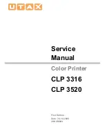 Preview for 1 page of Triumph Adler CLP3316 Service Manual