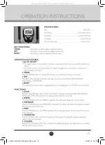 Preview for 18 page of Trojan GLIDE CYCLE 220 User Manual